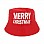 Merry Christmas Bucket Hat (Adult Size)