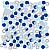 Blue First Communion Paper Confetti