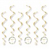 Botanical Celebration Cross Hanging Swirl Decorations