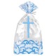 Blue Radiant Cross Plastic Cello Bags (20ct)