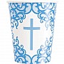 Blue Cross Paper Party Cups
