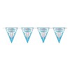 Blue First Holy Communion Foil Pennant Banners - 9ft Blue First Holy Communion Foil Pennant Banners - 9ft