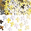 Silver and Gold Cross Confetti