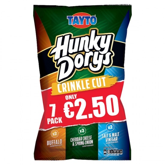 Hunky Dorys Variety Crisps (96 Box)