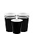 Black Paper Cups - 266ml (8pk)