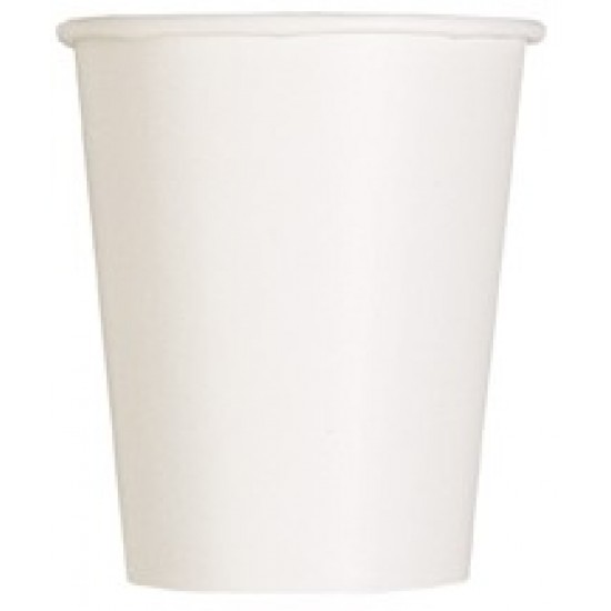 White Paper Cups - 270ml (14pk)