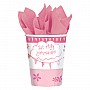 First Holy Communion Pink Cups - 266ml Paper Party Cups