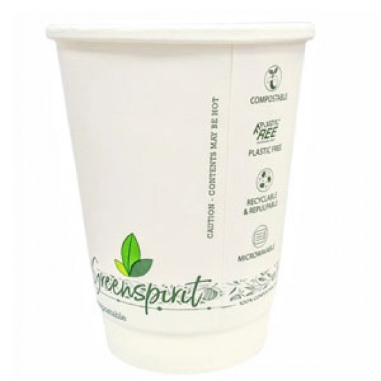 Double Wall 12oz Cups - Plastic Free
