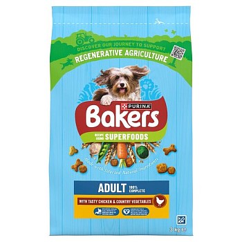 Bakers Complete Adult - Chicken & Vegetable Dog Food 3kg
