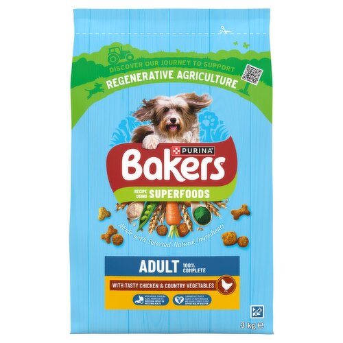 Bakers Complete Adult - Chicken & Vegetable Dog Food 3kg