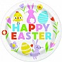 Colourful Easter Gingham Plates 22cm (8pk) Colourful Easter Gingham Plates 22cm (8pk)