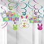 Happy Easter Hanging Swirls - 60cm