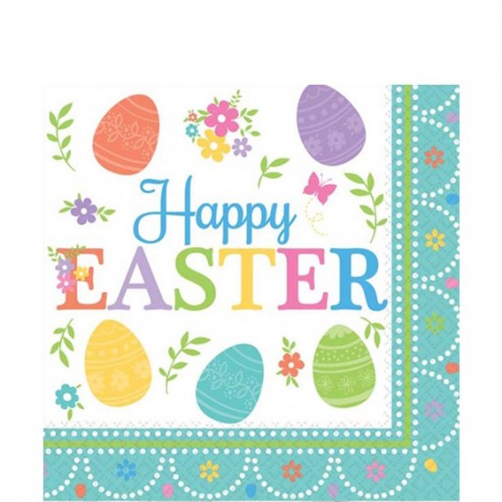Lovely Easter Napkins - 2ply Paper - 33cm (16pk)