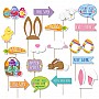 Easter Hunt Props/Signs - 21cm