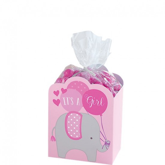 Baby Shower Pink Favour Box Kit