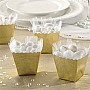 Gold Scallop Favour Boxes - 6cm Gold Scallop Favour Boxes - 6cm