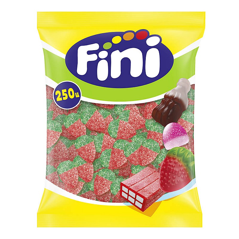 Fini Fizzy Giant Strawberries 250 Fini Fizzy Giant Strawberries 250