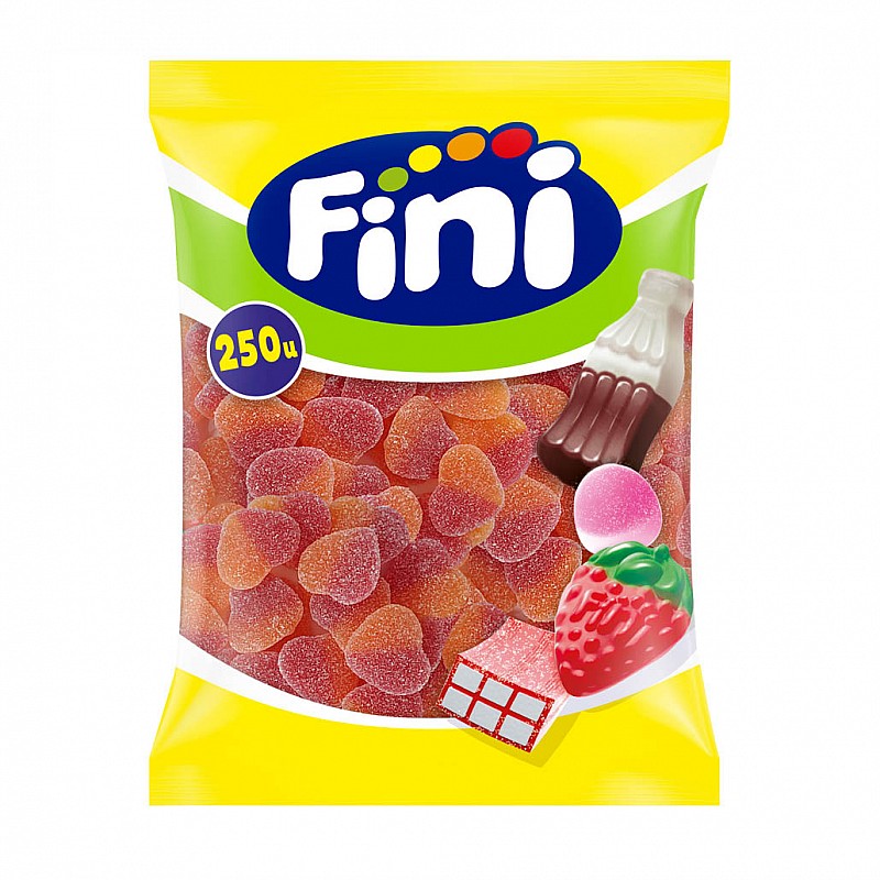 Fini Fizzy Peach Hearts Fini Fizzy Peach Hearts