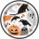 Bats and Boos Halloween Paper Party Plates (8pk)