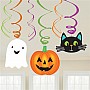 Halloween Friends Hanging Swirls
