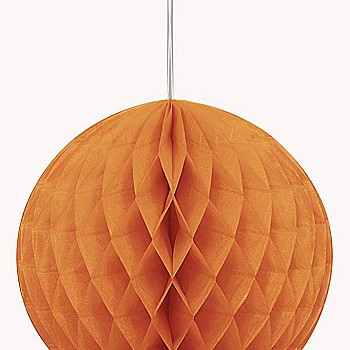 Honeycomb Balls 8" Orange 1CT