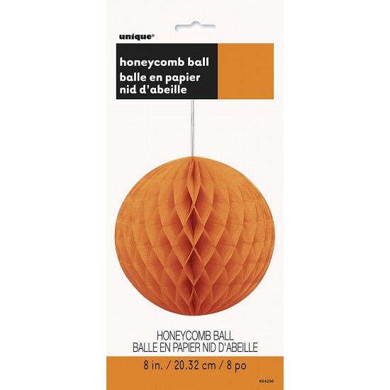 Honeycomb Balls 8 Orange 1CT