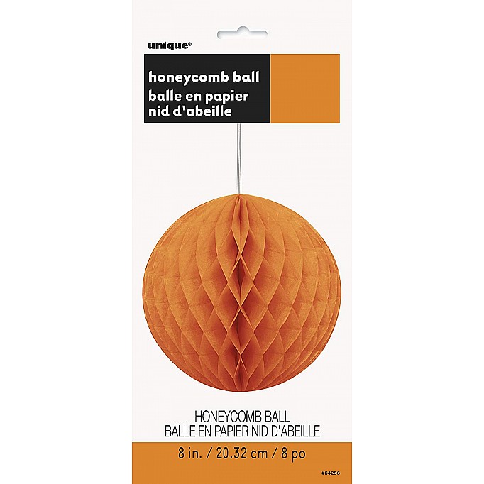 Honeycomb Balls 8 Orange 1CT