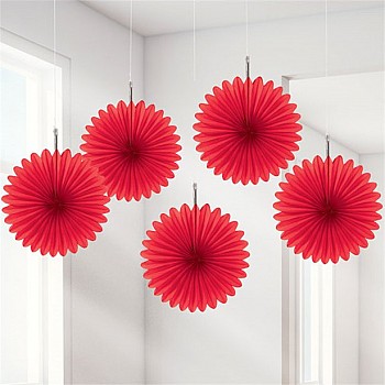 Apple Red Mini Fan Decorations