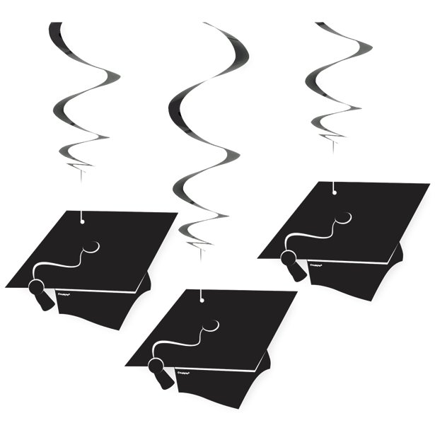 Graduation Hanging Swirls Graduation Hanging Swirls