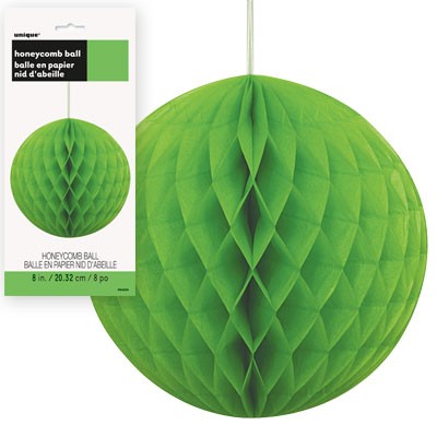 Honeycomb Balls 8 Lime Green 1CT