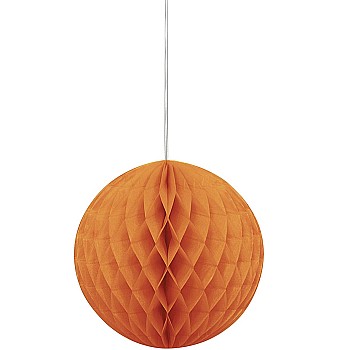 Honeycomb Balls 8" Orange 1CT