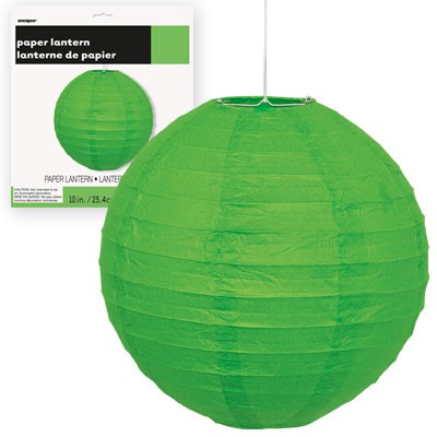 Paper Lanterns 10 Green Paper Lanterns 10 Green