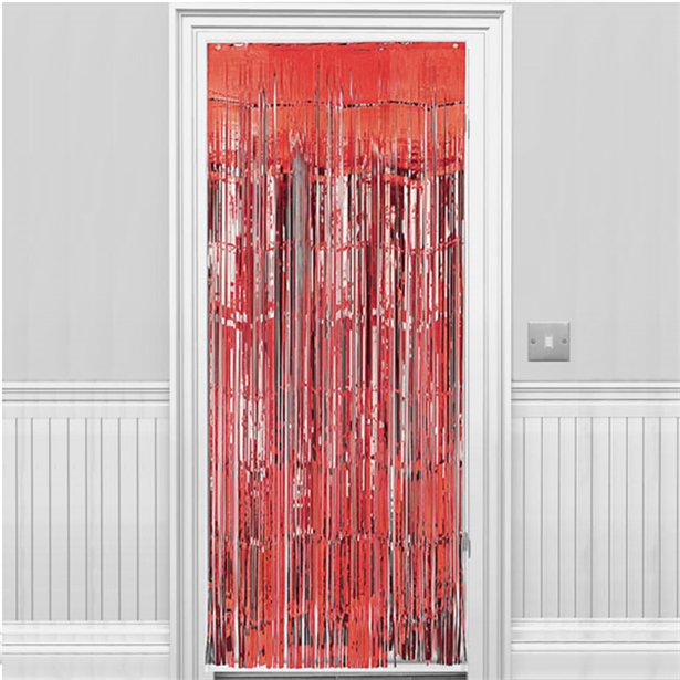 Red Foil Curtain - 2.4m Red Foil Curtain - 2.4m
