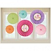 Tweet Baby Girl Paper Fan Decorations