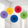 Rainbow Mini Fan Decorations