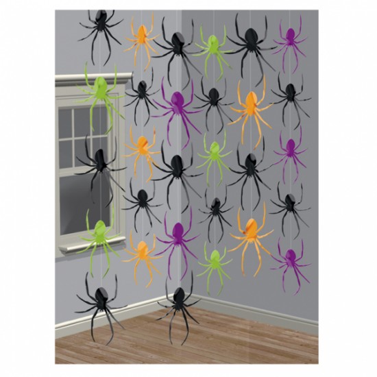 Spider String Decorations 2.1m
