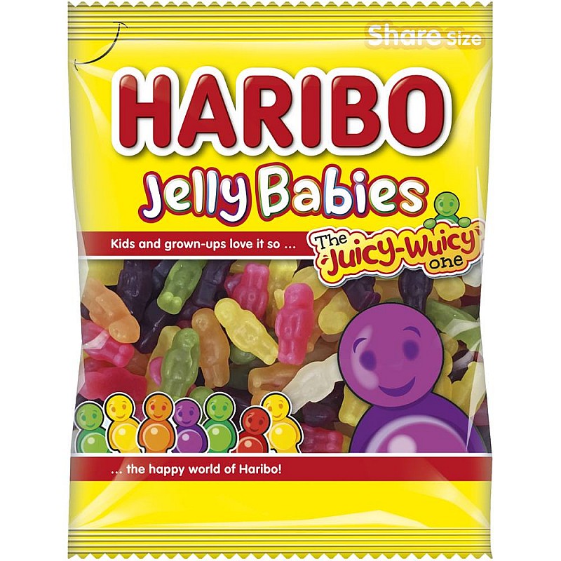 Haribo Jelly Babies Share Bags (140g) Haribo Jelly Babies Share Bags (140g)