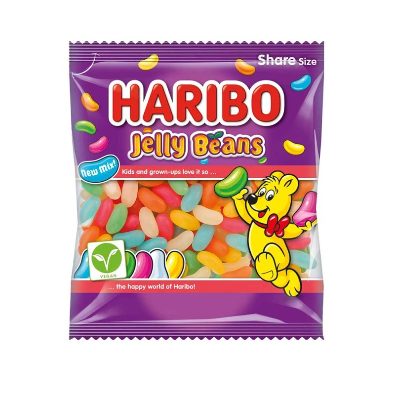 Haribo Jelly Beans Share Bags (140g) Haribo Jelly Beans Share Bags (140g)