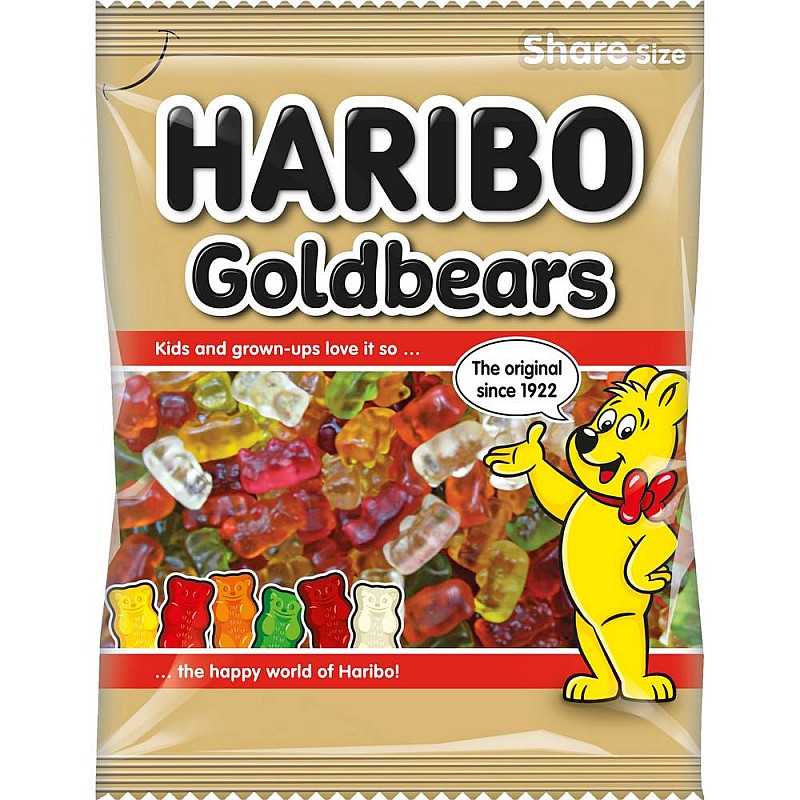 Haribo Gold Bears Share Bags (160g) Haribo Gold Bears Share Bags (160g)