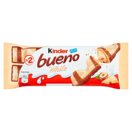 Kinder Bueno White Milk and Hazelnuts (39g)