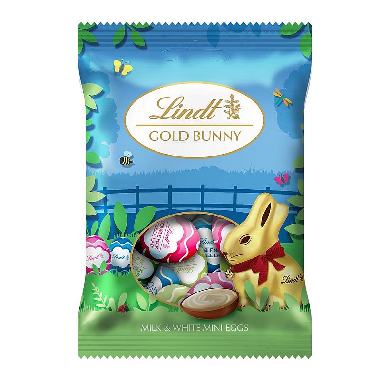 Lindt Gold Bunny Milk Mini Eggs Bag (80g) Lindt Gold Bunny Milk Mini Eggs Bag (80g)
