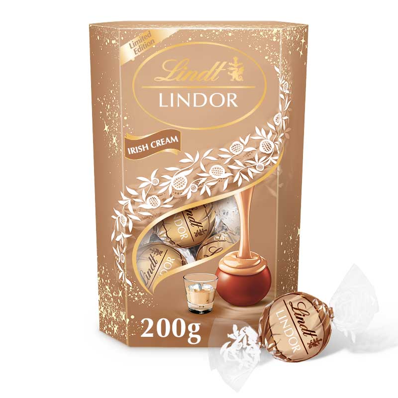 Lindor Lindt Irish Cream Truffles Cornet Limited Edition (200g) Lindor Lindt Irish Cream Truffles Cornet Limited Edition (200g)