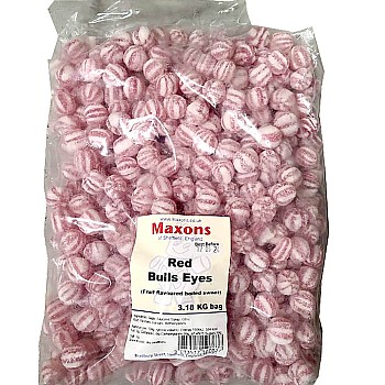 Maxons Red Bullseyes Traditional Sweets