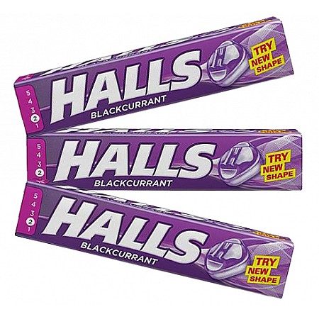 Halls Mentho-Lyptus Blackcurrant Halls Mentho-Lyptus Blackcurrant