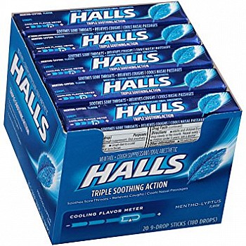 Halls Mentho-Lyptus Original Blue Rolls Halls Mentho-Lyptus Original Blue Rolls