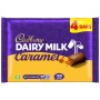 Cadbury Dairy Milk Caramel Chocolate Bar 4 Pack