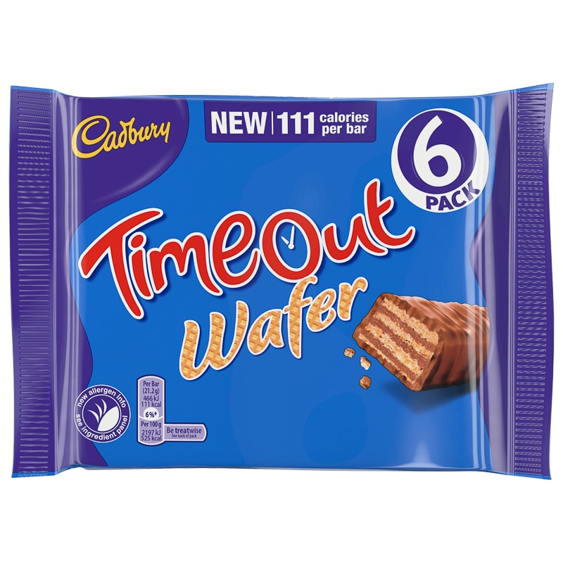 Cadbury Timeout Wafer Multipack (127.2g) Cadbury Timeout Wafer Multipack (127.2g)