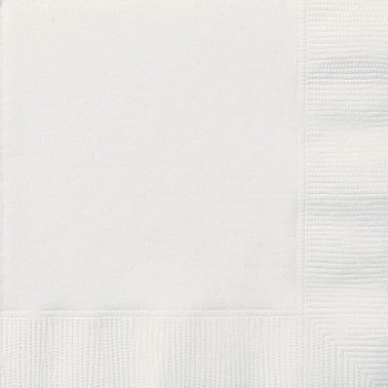 White Napkins - 33cm (20pk)