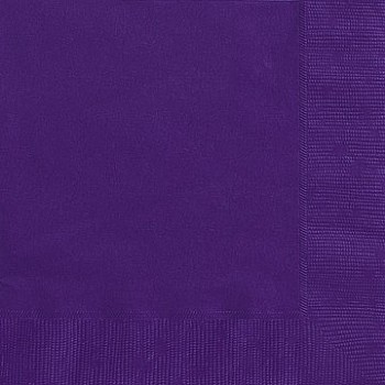 Purple Napkins - 33cm (20pk)