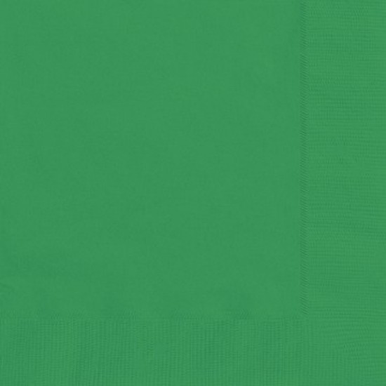 Emerald Green Napkins - 33cm (20pk)